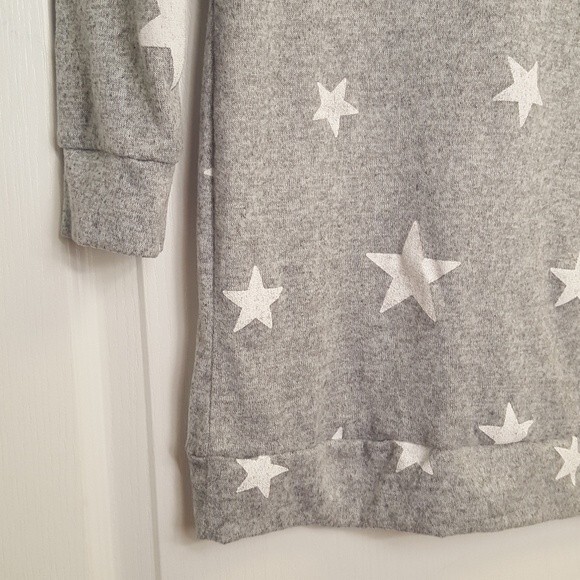 Grey Star Tunic Sweatshirt NWOT - Picture 2 of 4